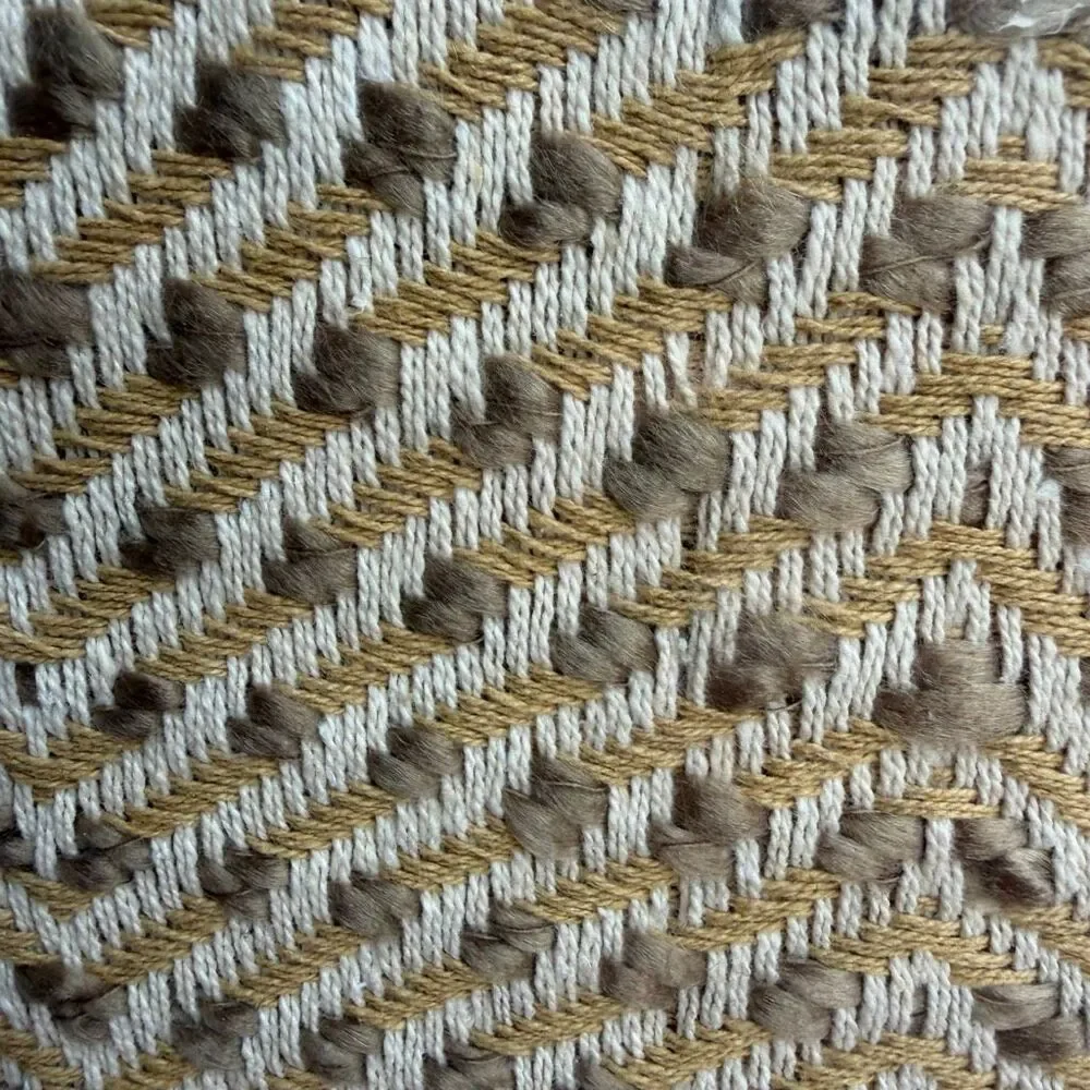 Loloi X Ed Ellen Degeneres $109 woven throw blanket CAMEL 50x60 NWT